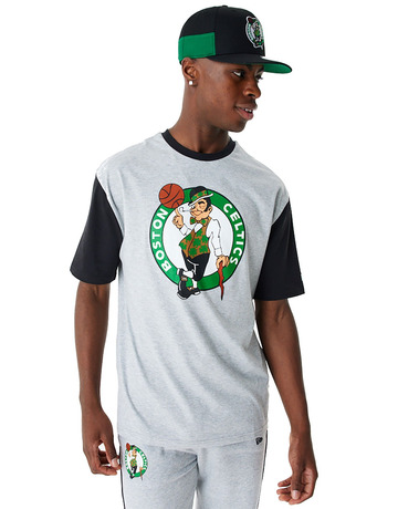 New Era NBA Boston Celtics Colour Block Oversized T-Shirt