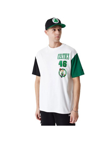 New Era NBA Boston Celtics Cut Sew Oversized T-Shirt