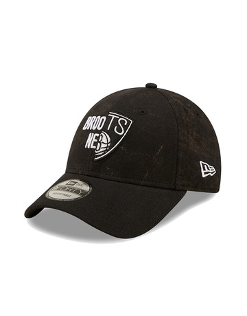 New Era NBA Brooklyn Nets Split Logo 9Forty Washed Strapback