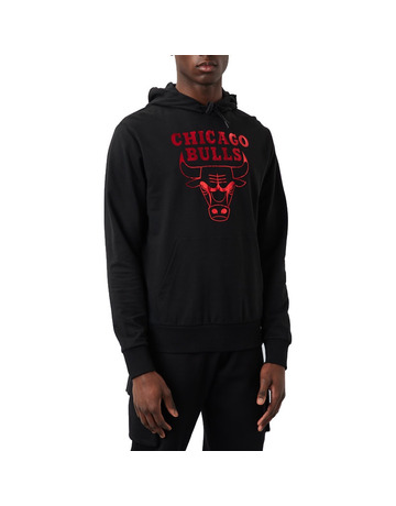 New Era NBA Chicago Bulls Logo Foil Print "Black-Red Metallic"