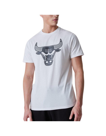 New Era NBA Chicago Bulls Outline Tee "White"