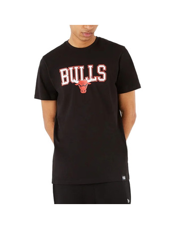 New Era NBA Chicago Bulls Throwback Graphic T-Shirt "Black"