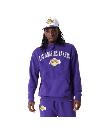 NBA Los Angeles Lakers Purple Marble Hoodie Size Large Mens