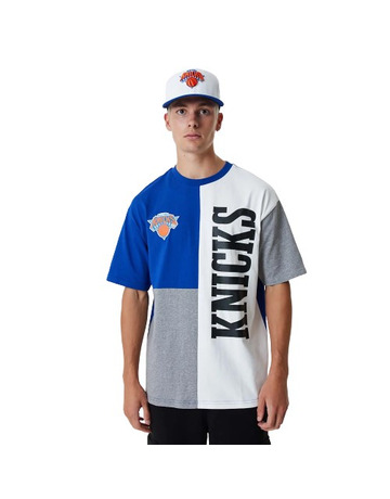 New Era NBA New York Knicks Cut And Sew Oversized Tee