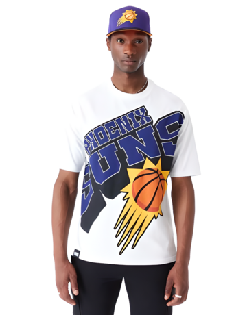 New Era NBA Phoenix Suns Large Wordmark Oversized T-Shirt