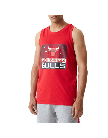 New Era NBA Team Chicago Bulls Graphic Tank Top