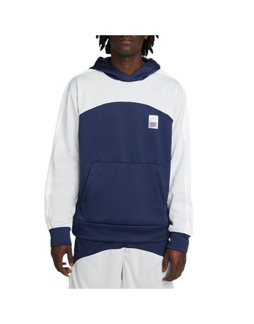 Nike Basketball Therma-FIT Starting 5 Pullover Hoodie "Navy-Grey"