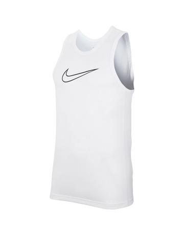 Nike Dri-FIT Men's Basketball SS Top "White"