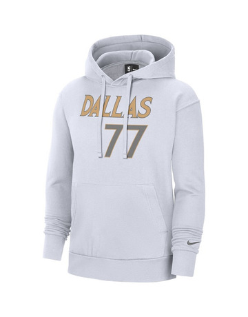 Nike Kids NBA Dallas Doncic 77 City Hoodie "White"