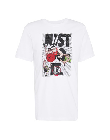 Nike Manga Just Do It Men's Basketball T-Shirt "White"