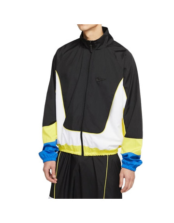 Nike Throwback Men's Basketball Jacket "Black/Multicolor"