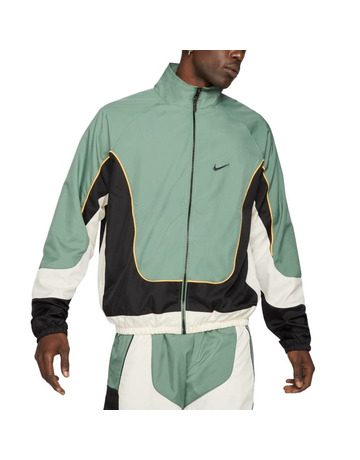 Nike Throwback Men's Basketball Jacket "Dutch Green"