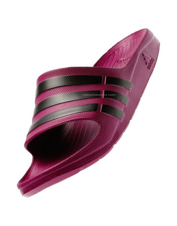 Chanclas Adidas Duramo Slide (burdeos/negro)