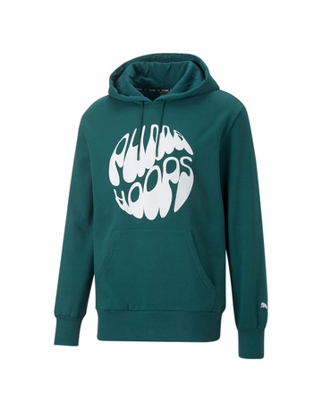 Puma Basketball Graphic Booster Hoodie "Varsity Green"