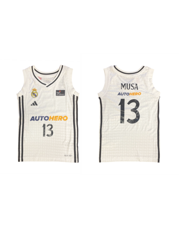 Real Madrid Camiseta Basket Niñ@ 1ª Equip 24/25 # 13 MUSA #