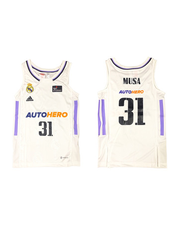 Real Madrid Camiseta Basket Niñ@ 1ª Equipación # 31 MUSA #