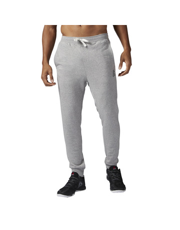 Reebok Elements French Terry Cuffed Pant (Medium Grey Heather)