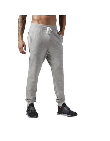 Reebok M Elements Seasonal French Terry Cuff Pant (medium grey heather)