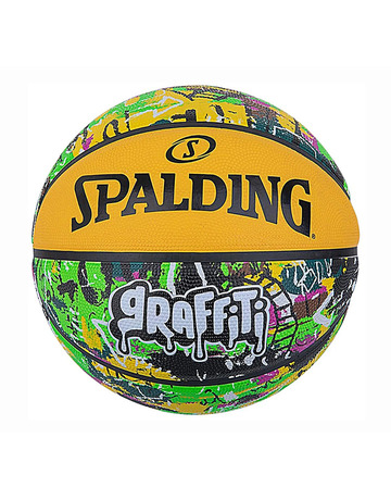 Spalding Graffiti Rubber Green/Yellow (Talla 7 )