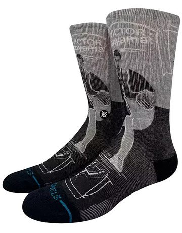 Stance Casual NBA San Antonio Spurs Victor Wembanyama Pasted Socks