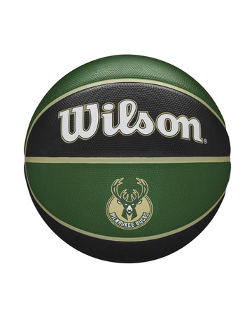 Wilson NBA Basketball Team Tribute Milwaukee Bucks Ball Size. 7