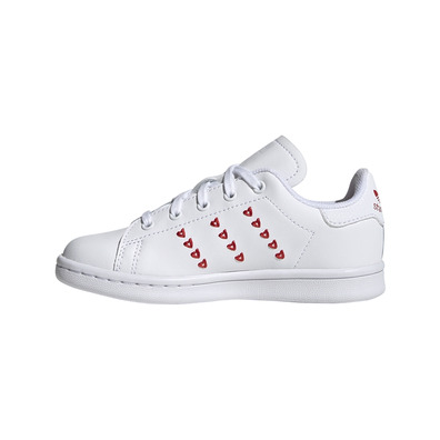 Stan smith rouge clearance avec coeur