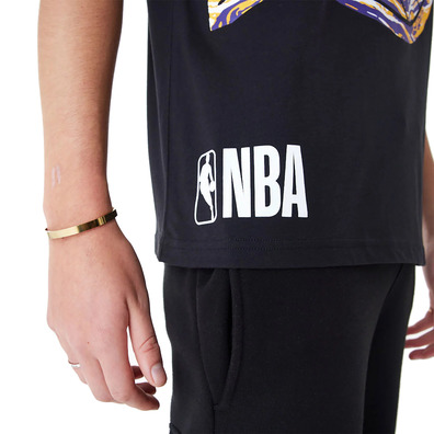 New Era NBA L.A Lakers All Over Print In.fill Oversized T-Shirt