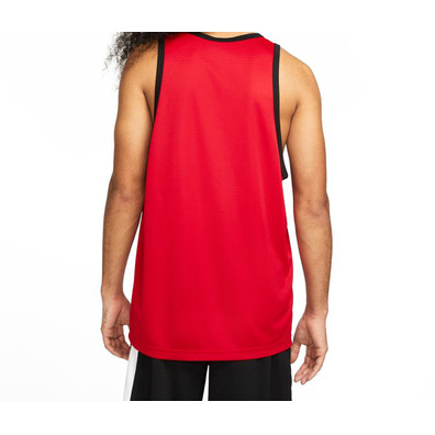 Nike Dri Fit Basket Crossover Jersey "RedBlack"
