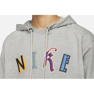 Nike Basketaball Dri Fit Standard Insue Hoodie "Grey"