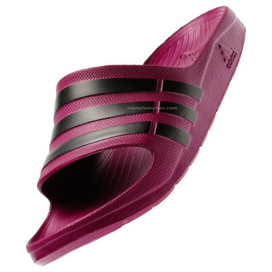 Chanclas Adidas Duramo Slide (burdeos/negro)