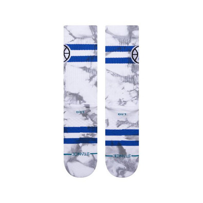 Stance Casual NBA Clippers Dyed Crew Socks "Silver"
