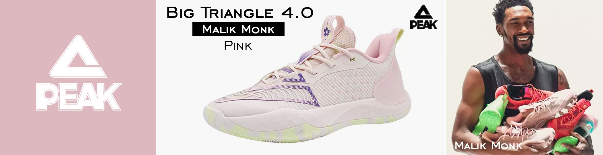 Peak Big Triangle 4.0 x Malik Monk - Pink