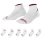 Jordan Kids JHB Legend Ankle 6 PPack "White"