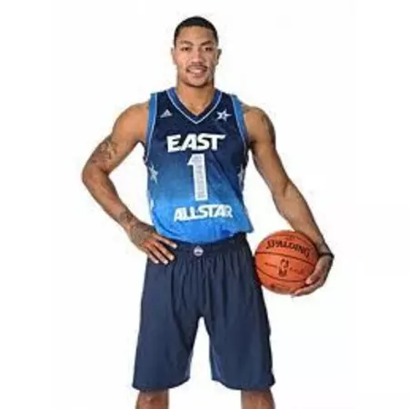 Adidas Camiseta Derrick Rose All Star Este (azul/plata)