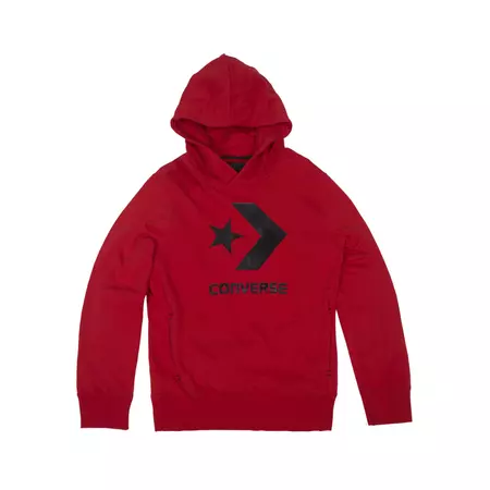 Converse Sudadera Hombre Core Popover (rojo)