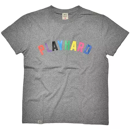 K1X Camiseta Play Hard 93 (gris)