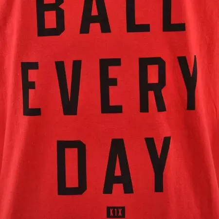 K1X Camiseta Ball Every Day Tee (Rojo/Negro)
