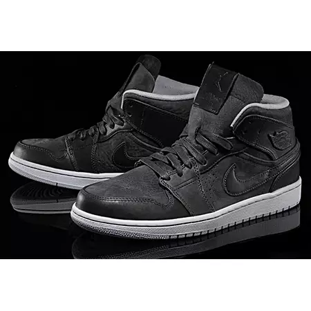 Air Jordan 1 Mid Nouveau "Pure Platinum" (005/antracita)