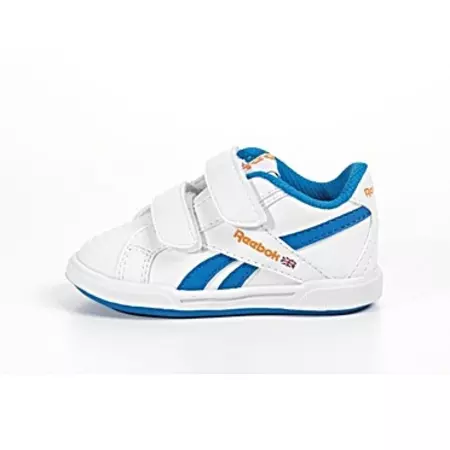 Reebok CL Solid Court 2V (blanco/azul/mandarina)