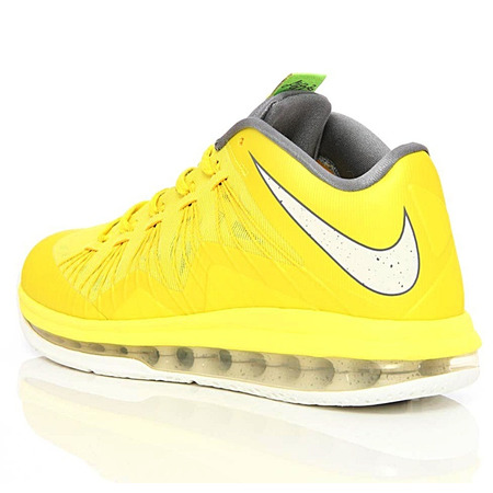 Nike Lebron X  Low "Sonic Yellow" (700/amarillo/blanco/gris)