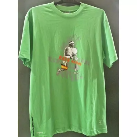 Nike Camiseta Tennis Cotton Graphic Niño (verde)