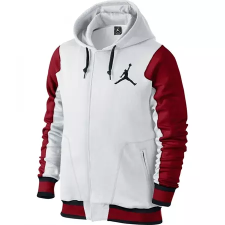 Jordan Varsity Hoody 2.0 "Whitebur" (100/blanco/rojo/negro)