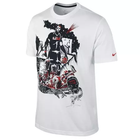 Camiseta LeBron Game Over (100/blanco)
