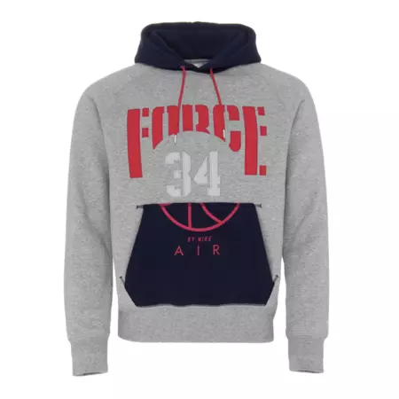 Nike Sudadera BB Force 34 Hoody (069/gris/marino/rojo)