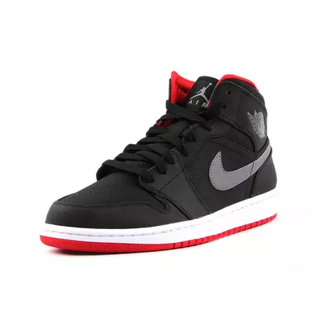 Air Jordan 1 Mid "Night" (004/negro/rojo/gris/blanco)