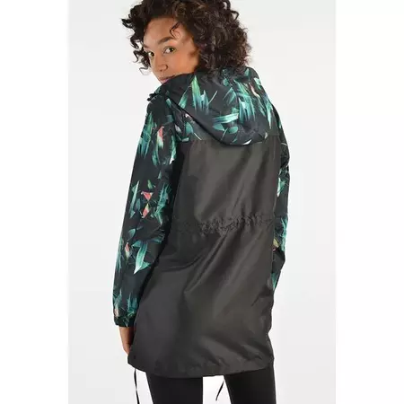 K1X Parka Mujer Oahu (negro/tropical)