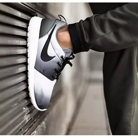 Nike Roshe One Print "Eclipse" (015/negro/blanco/gris)