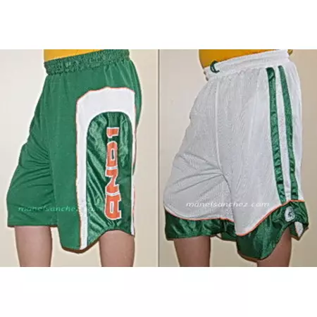 Short And1 Reversible Breakway Jr. (verde/naranja/blanco)