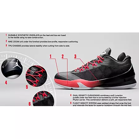 Jordan CP3.VIII "Fire" (023/negro/blanco/infrared)