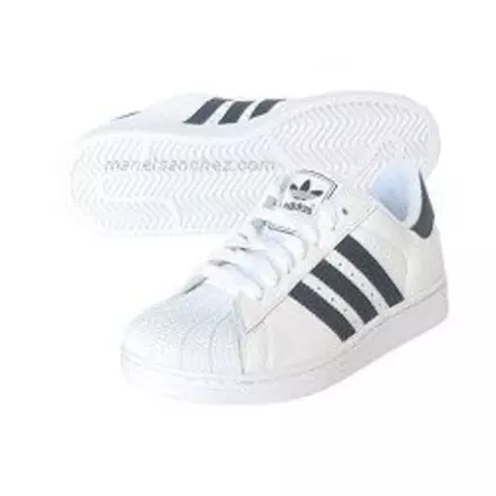 Adidas Superstar II K (36-39)(blanco/navy)